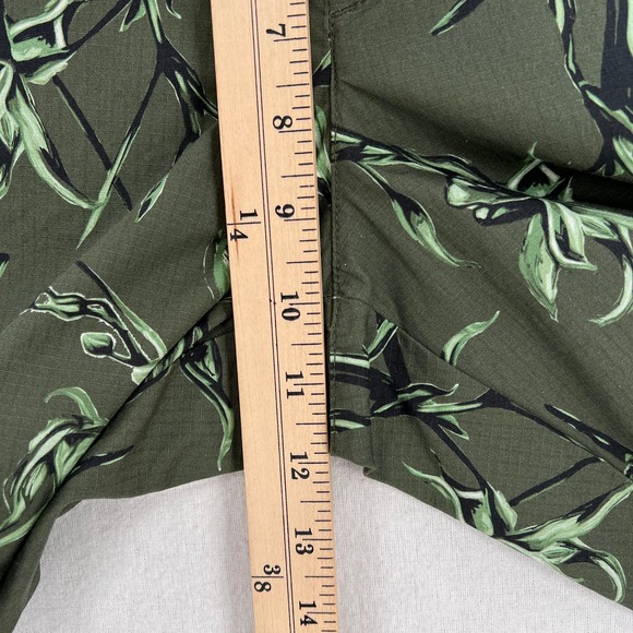 RAG AND BONE Perry Shorts Mens 30 Army Floral Print Green Casual Hawaiian NEW - Picture 15 of 16